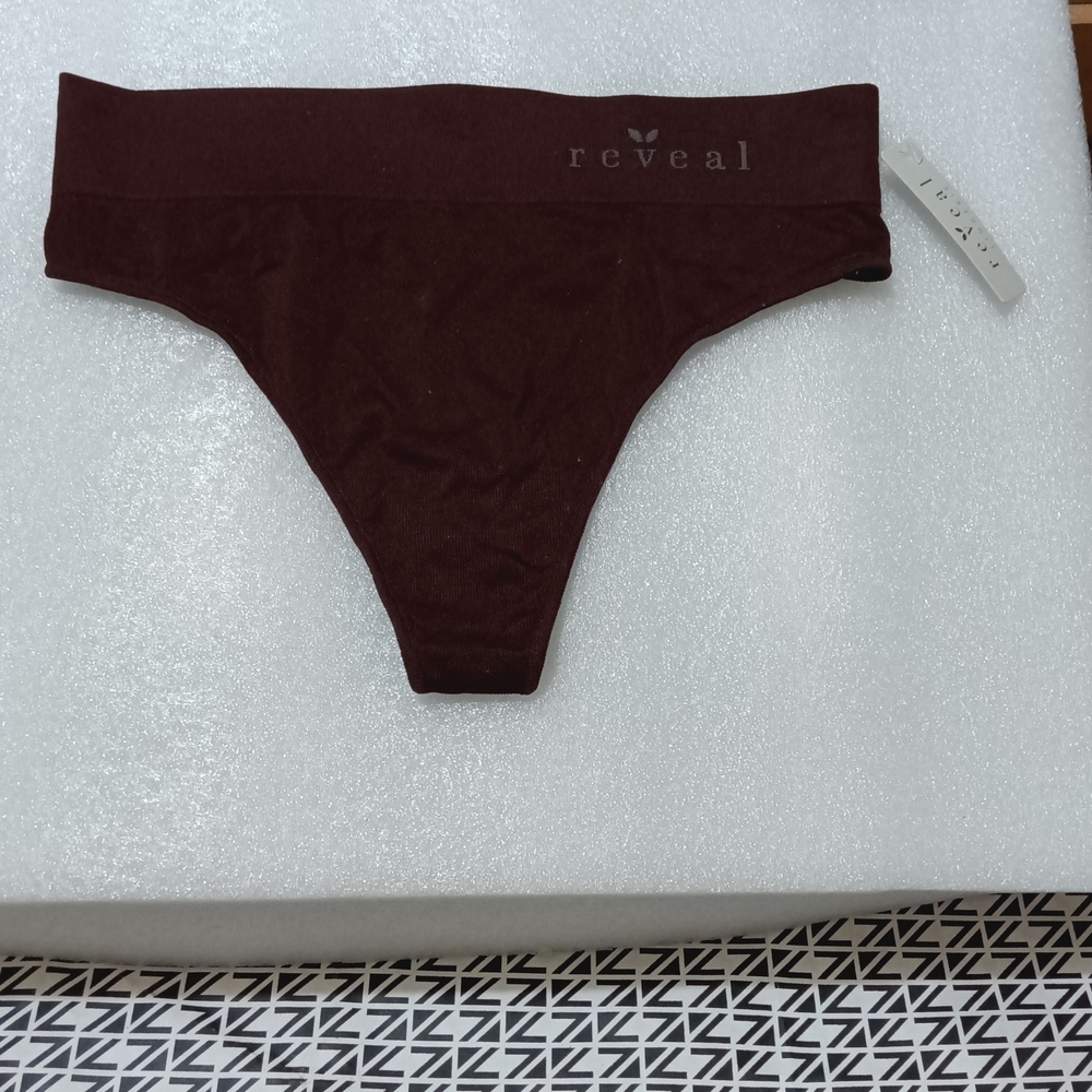 Women's Brown Thong Panties - Size XS